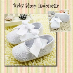 large sepatu bayi putih 2